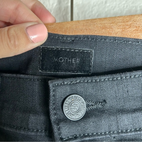 Mother Insider Crop Step Fray jeans Not Guilty 28 - Picture 13 of 16